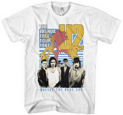 U2 - Bullet The Blue Sky - T SHIRT S-2XL New Official Live Nation Merchandise