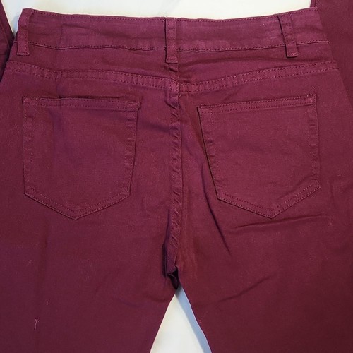 Girls Burgundy Skinny Pants Size 14 NWT - Picture 4 of 4