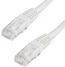 .Com 20Ft CAT6 Ethernet Cable - White CAT 6 Gigabit Ethernet Wire -650Mhz 100W P