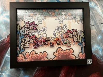 Animated AR Framed Yoshi s Island Pixel Art   Nintendo Collector Wall Art