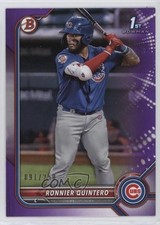2022 Bowman Prospects Purple Border 91/250 Ronnier Quintero #BP-124 jc3