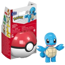 Mega Construx: Pokemon Squirtle with Poke Ball #JCT34 17Pcs Mint in Box