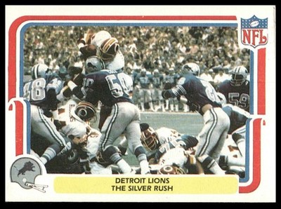 The Silver Rush 1980 Fleer Team Action #18 Detroit Lions