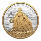 2026 Canada $50 PAX Lady Peace Dollar - 5 oz Fine Silver Coin with Gold