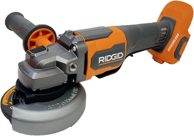 #ad #ad RIDGID 18V Brushless Cordless 4 1 2 In. Paddle Switch Angle Grinder Tool Only $88.04