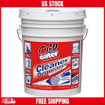 Oil Eater 5 gal. Cleaner Degreaser Pail Kitchen Safe Low Odor Cleaning Formula