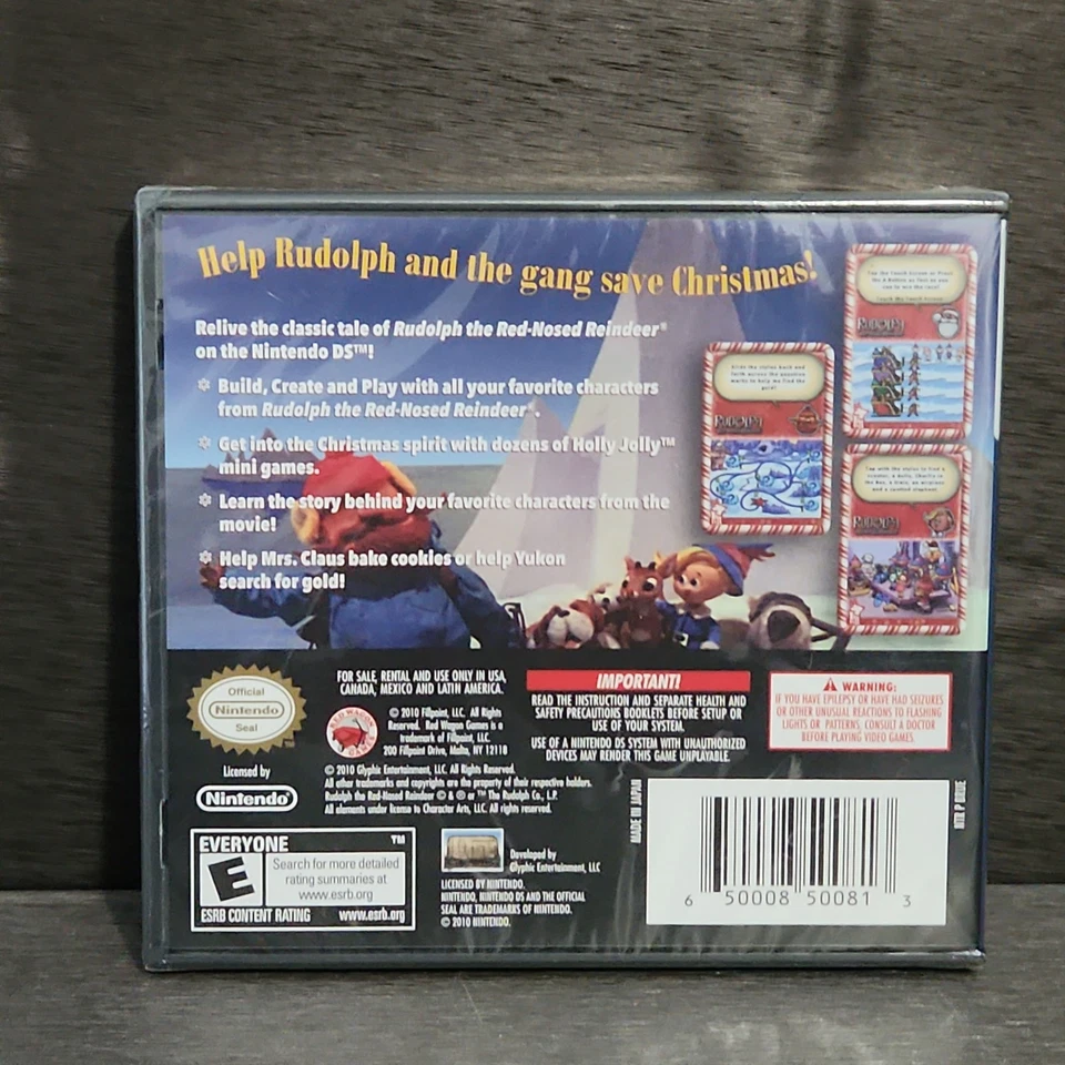 Rudolph The Red Nosed Reindeer Nintendo DS NEW Sealed - Image 2 of 4