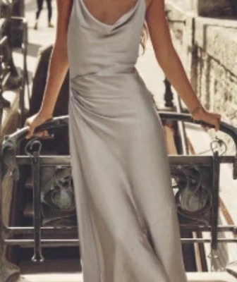 Silver Zara Slip Dress - Image 1 of 2