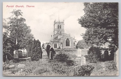 Thorne Postkarte; Pfarrkirche (St. Nicholas); S Yorkshire; H G Glen Glencoe