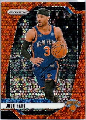 2024-25 Panini Prizm - Josh Hart #196 Fast Break Orange Prizm /125