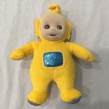 Teletubbies 1998 EDEN Laa Laa Plush LaLa Yellow Stuffed Doll 8 VINTAGE
