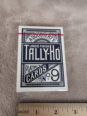 TALLY-HO Blue Seal Ohio Playing Card Deck - (Circle Back, Stud