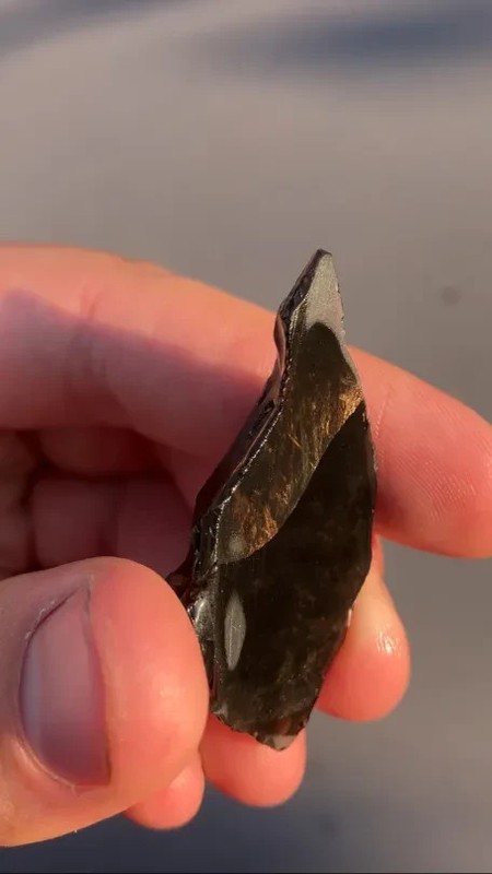 fire obsidian slab