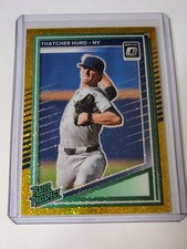 2025 Donruss Optic Thatcher Hurd 3/5 Gold Glitter Prizm Rated Prospect Yankees