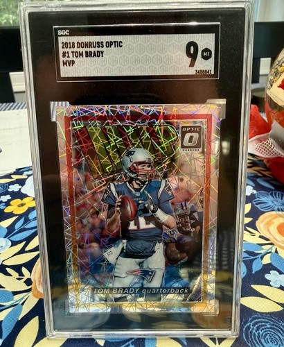 Tom Brady #DT-1 2018 Donruss Optic Downtown card