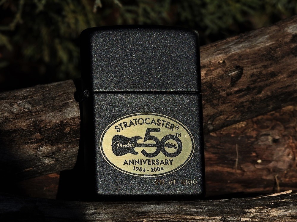 Fender Stratocaster 50th Anniversary Zippo Lighter - Limited