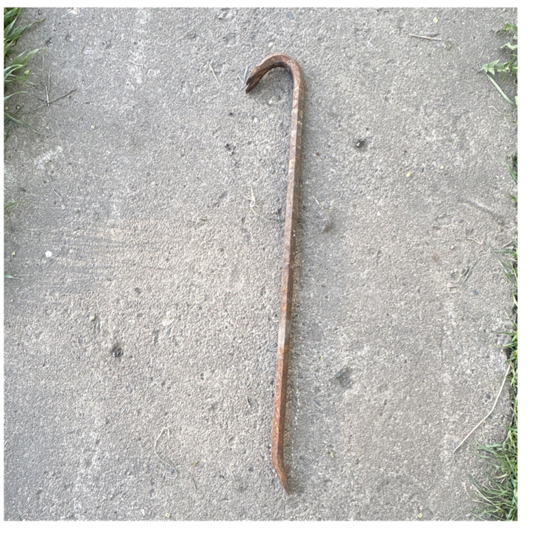 Vintage gooseneck Wrecking Crowbar 30”