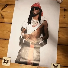 Supreme x Playboi Carti poster in Soho, New York Poster