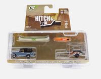 1968 Jeep Jeepster Commando SC-1 Grauer Kanu-AnhäNger 1:64 Greenlight 32320B