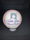 Pete Rose auto Hall of Fame HOF Logo Baseball Signed “Charlie Hustle” Autograph