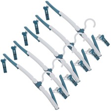 5 Pcs Multifunctional Folding Hanger Portable Clothing Rack Foldable Hangers