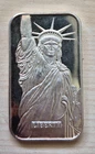 1986 Vintage Engelhard Statue of Liberty Silver 1 ozt 99.9% Bar - Mintage 75k