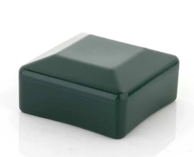 10x Capuchon Poteau de Clôture 100x100 mm Grün Capuchon de Poteau Quadratisch - Photo 1/4
