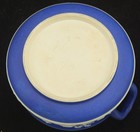 Antique Wedgwood Dark Blue Jasper Dip Jasperware Covered Slant Sugar Bowl c 1920 — photo 9