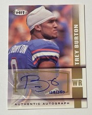 2014 Sage HIT Rookie Signatures Autograph Gold #A8 Trey Burton Rc Auto /250