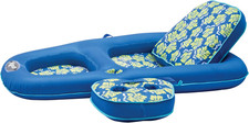 Aqua Campania Ultimate 2-In-1 Pool Float Lounge   Extra Large   Inflatable Pool