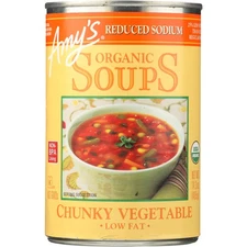 Amy'S Organic Soups Chunky Vegetable Low Fat 14.3 Oz