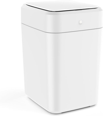 Smart Self-Sealing Trash Can with 7 Bags, TYPE-C, 4.5 Gallon, White