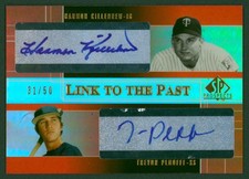 2004 SP Prospects HARMON KILLEBREW TREVOR PLOUFFE RC Link to Past Dual Auto #/50