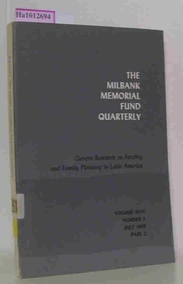 Current research on fertility and family planning in Latin America Prodeedings o