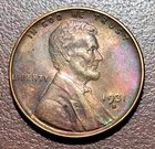 1931-D Lincoln Wheat Cent Red & Brown AU+ UNC Attractive Toning No Issues