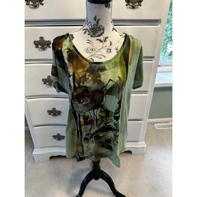 Cold water Creek raglan sleeve top size 1X