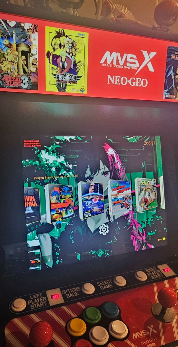 MVSX neo geo HyloX Arcade all in 1 + Internal Cable Upgrade Your