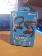 JLab Audio - JBuds Air Sport True Wireless In-Ear Headphones - Black