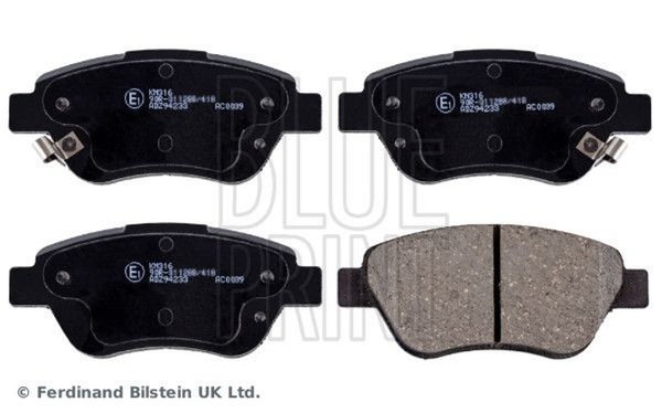 Blue Print BremsbelÄGe Passend FüR Opel Adam M13 Corsa S07 Fiat Doblo 119 223-image