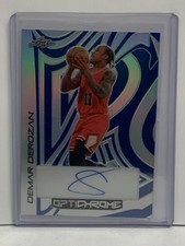 2022-23 Leaf Optichrome #BA-DDR DeMar DeRozan 07/10 Chicago Bulls SP Auto