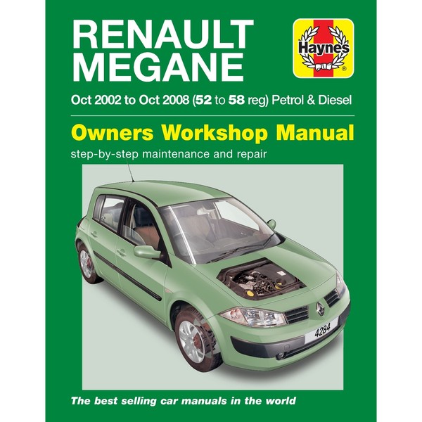 Renault Megane 10.2002-10.2008 Benzin Diesel Repair Manual Haynes-image
