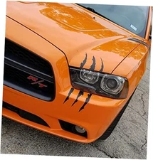 1 Set Monster Claw Sticker Car Decal, 3 pcs Scratch Stripes Decal Car Black
