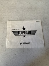 Top Gun NES Nintendo Instruction Manual Only FREE SHIPPING