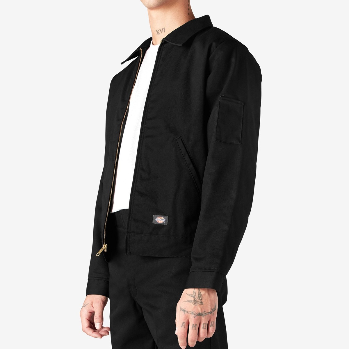 Dickies Men's TJ15 Insulated Lined Quilted Eisenhower Zip Up Work