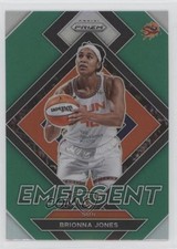 2022 Panini Prizm WNBA Emergent Green Prizm Brionna Jones #7 12v9