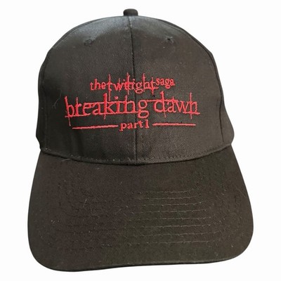 Twilight Saga Breaking Dawn Part 1 Hat Movie Promo Adjustable OSFA KC Caps RARE