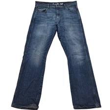 Wrangler Retro Relaxed Bootcut Jeans Mens Denim Dark Wash Blue 38x33