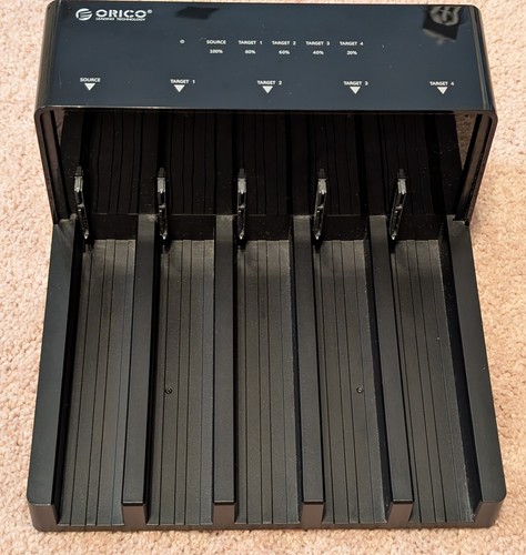 Orico 6558US3-C Five Bay SATA Hard Drive Duplicator USB 3.1 - HDD, SSD, SATA 3