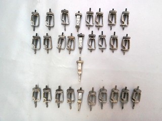 28 x Cleco Threaded Clamps – Temporary Sheet‑Metal Fasteners – Aircraft/Auto.