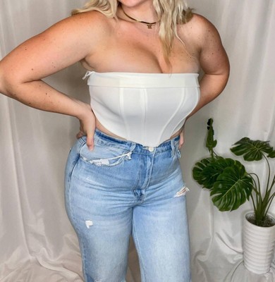 Mable Main Character Bustier Top White